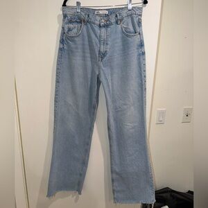 Zara 90s Full Length Blue Denim